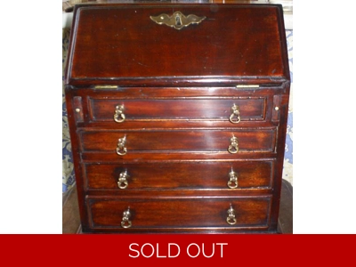 Georgian Bureau in Mahogany